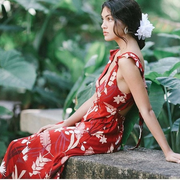 *SOLD* Ava Sky Dress Blaze Red (Fighting Eel) NWT - Picture 5 of 7